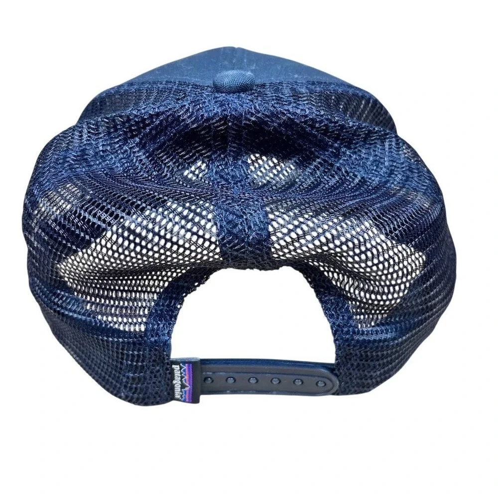 Patagonia‎ Trucker Hat Unisex One Size Blue Mesh Snapback Outdoor Casual